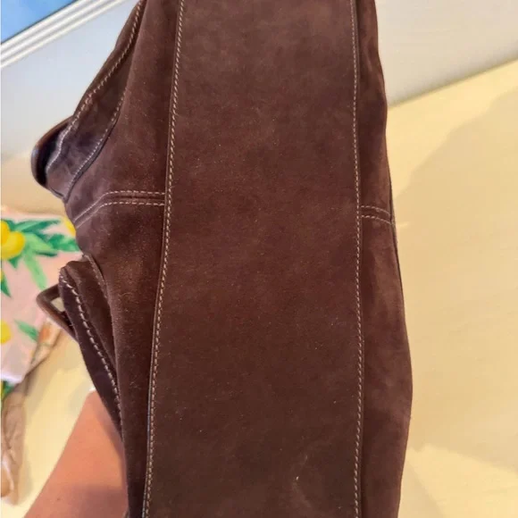 Vintage Coach Limited Edition Mahogany Haversack Bleecker Street Suede bag - Picture 2 of 12